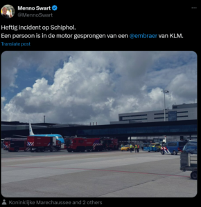 Tragedy at Schipol Airport