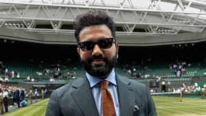 Wimbledon Welcomes Captain of Team India Rohit Sharma to the Medvedev vs. Alcaraz Semi-Final Match